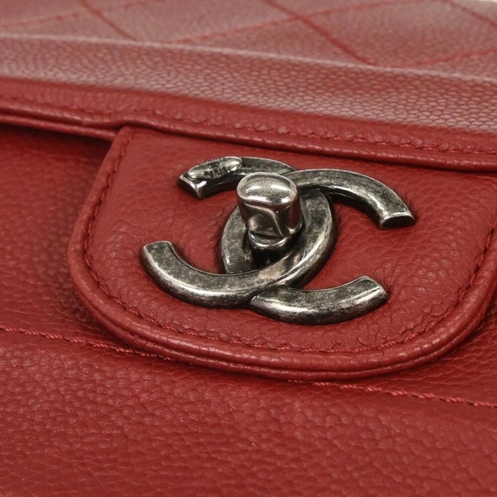 Chanel Red Calfskin Shoulder Bag 125933 - Picture 6 of 10